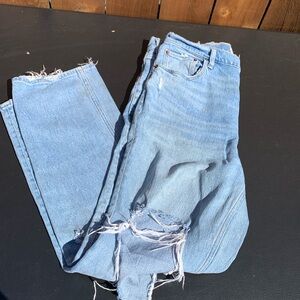 Abercrombie & Fitch Ultra High Rise 90’s straight jeans Womens size 31